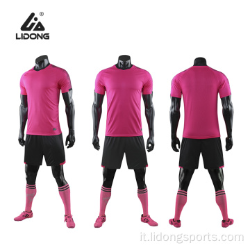 Camicie da calcio maschile uniforme da squadra di calcio secco rapido